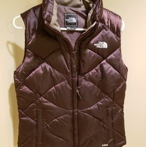 Brown Northface Vest Jacket